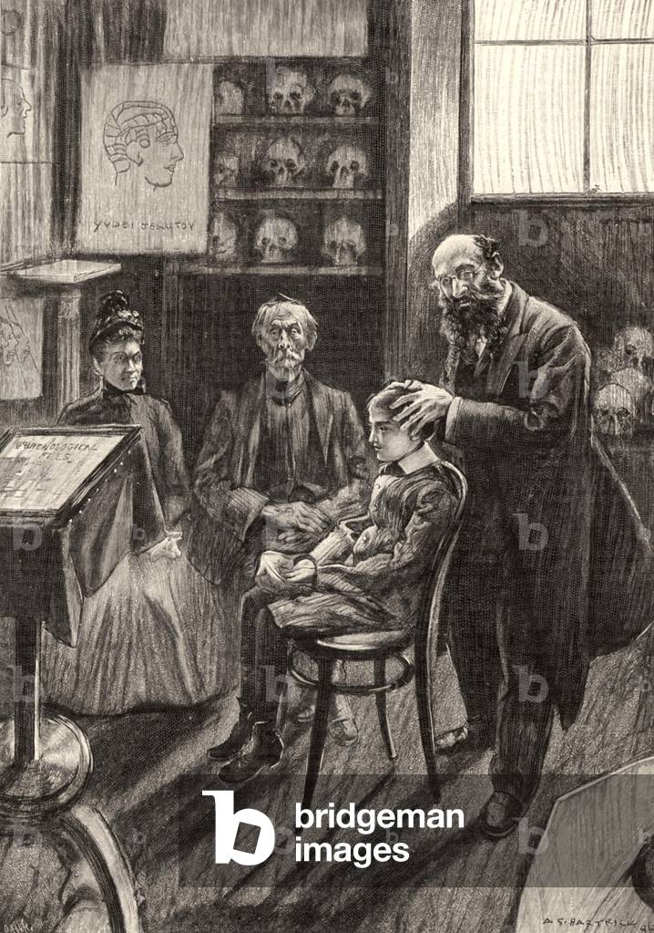 Phrenology Magazine Plate, UK, 1890s