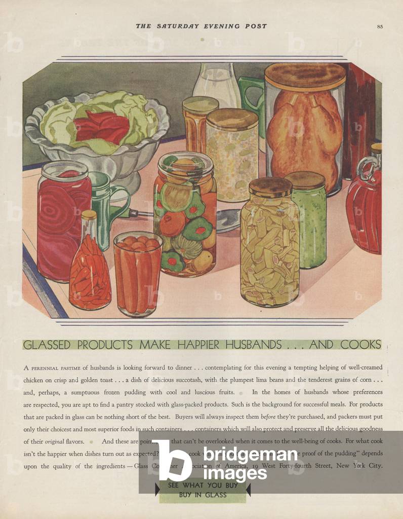 Glass Products Magazine, advert, USA, 1930s