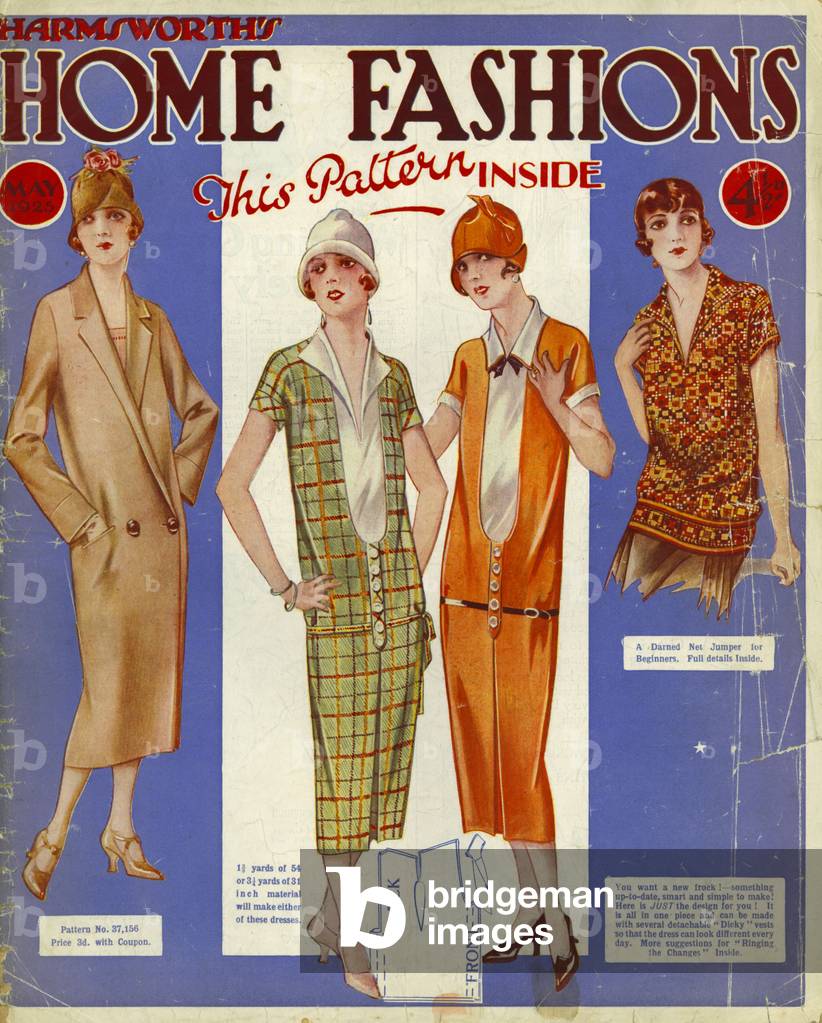 Harmsworth's Home Fashion Magazine Cover, UK, 1920s