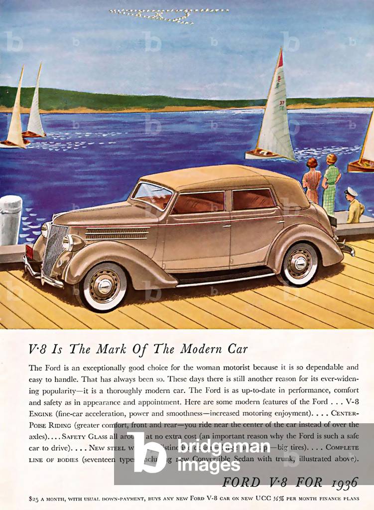 Ford Magazine Advert, USA, 1930s