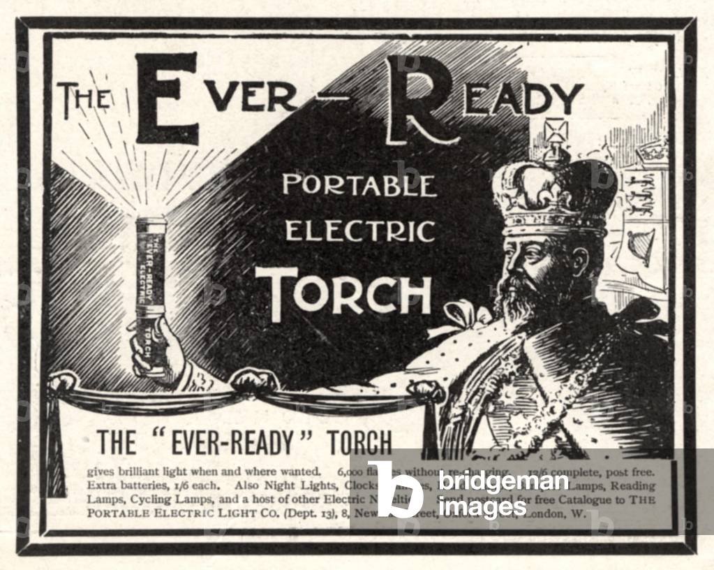 torches eveready, 1900s