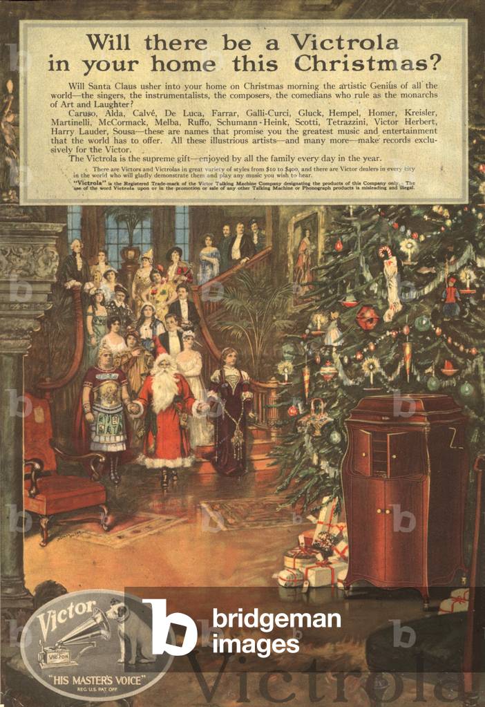 HMV (His Master's Voice) Magazine, advert, USA, 1910s