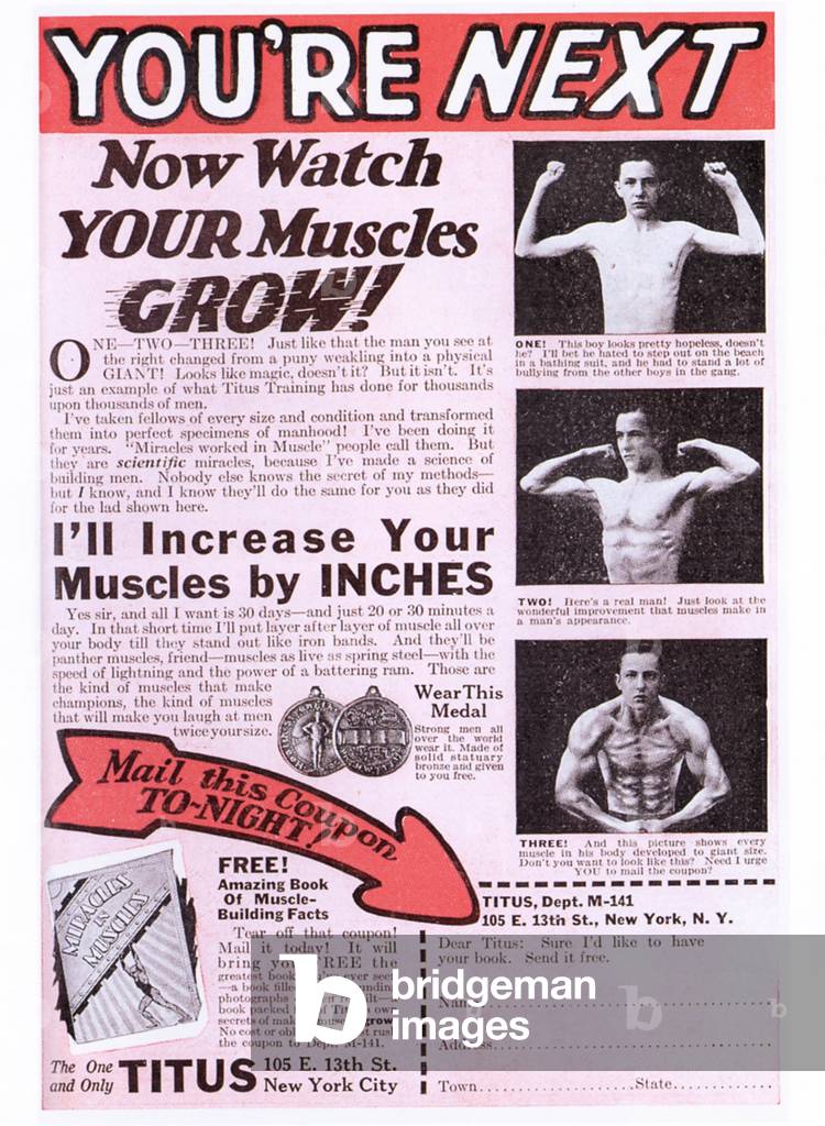 Titus Magazine, advert, USA, 1920s