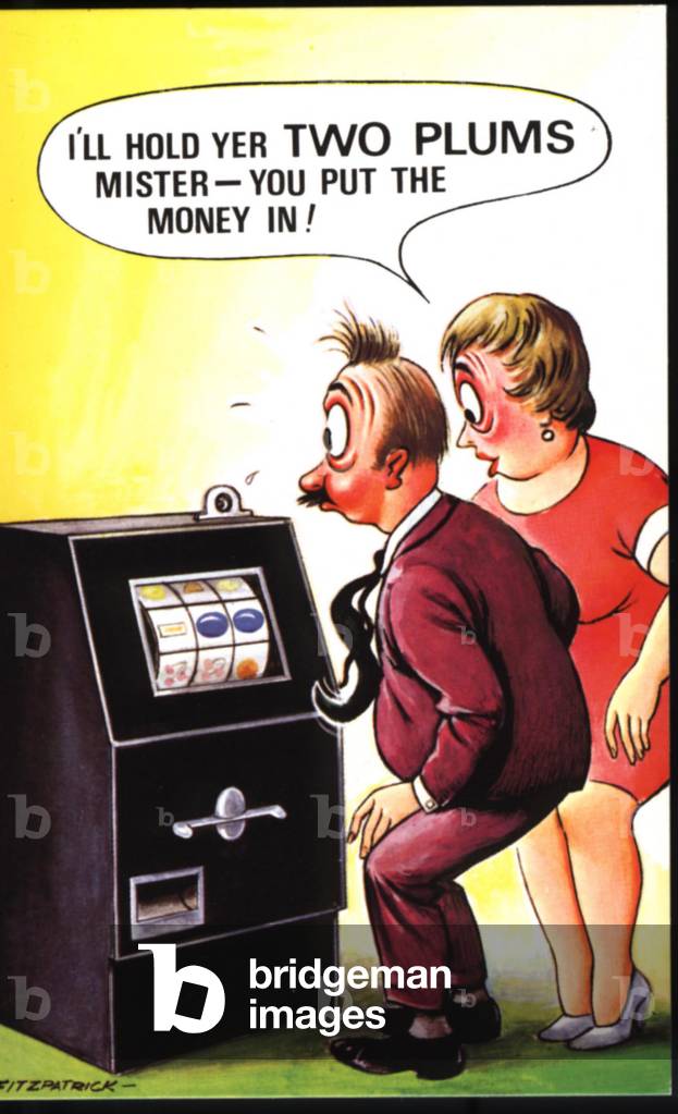 Saucy Seaside Postcard Postcard, UK, 1950s