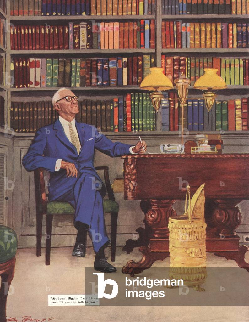 Bibliotheque, 1950s (print)