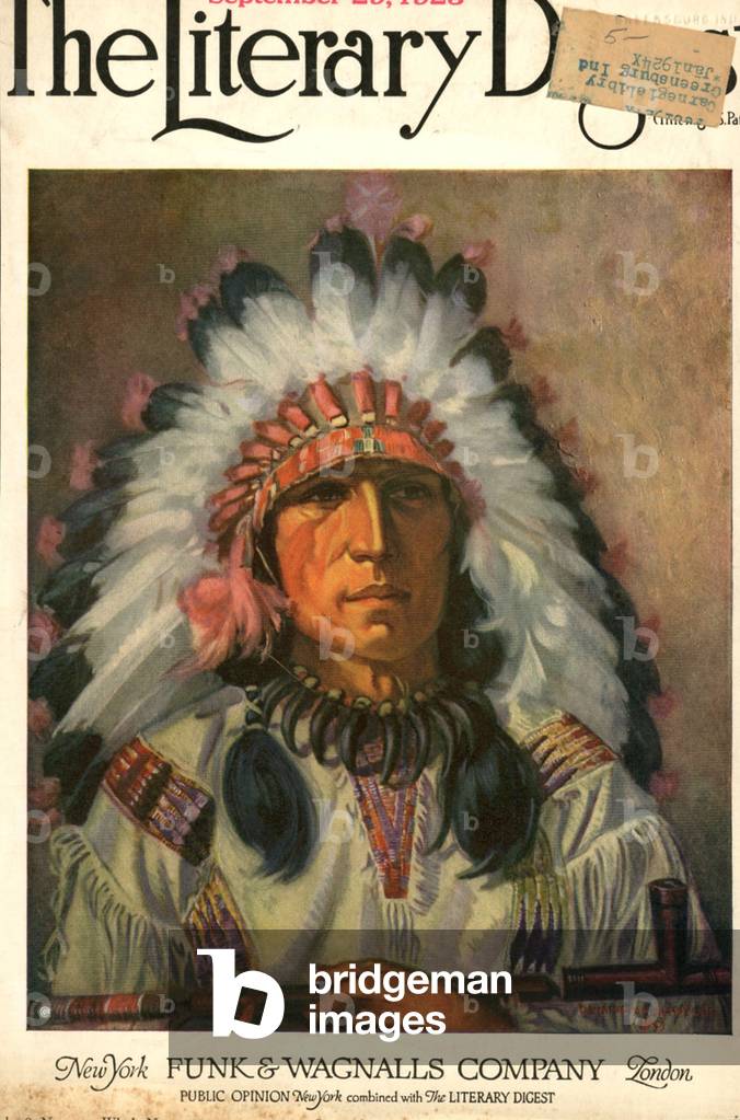 The Literary Digest Magazine Cover, USA, 1920s