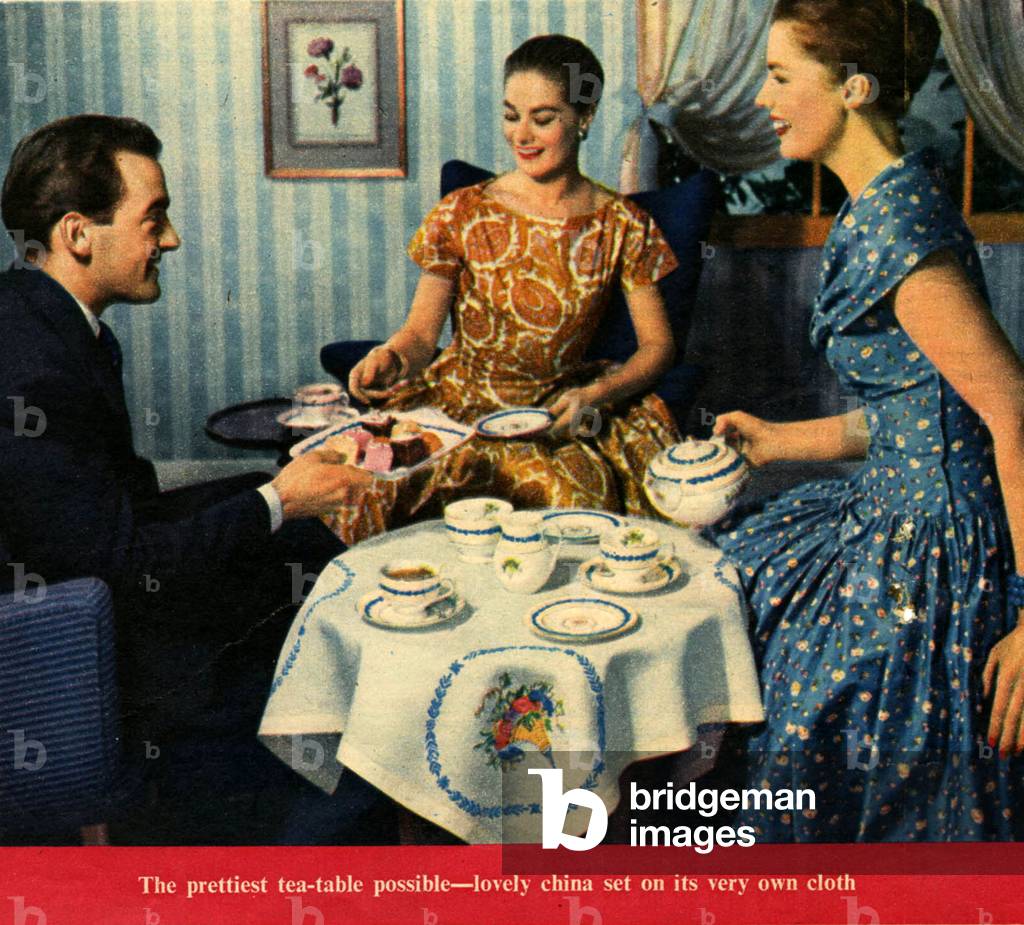 Dress Patterns Magazine Advert (detail), UK, 1950s