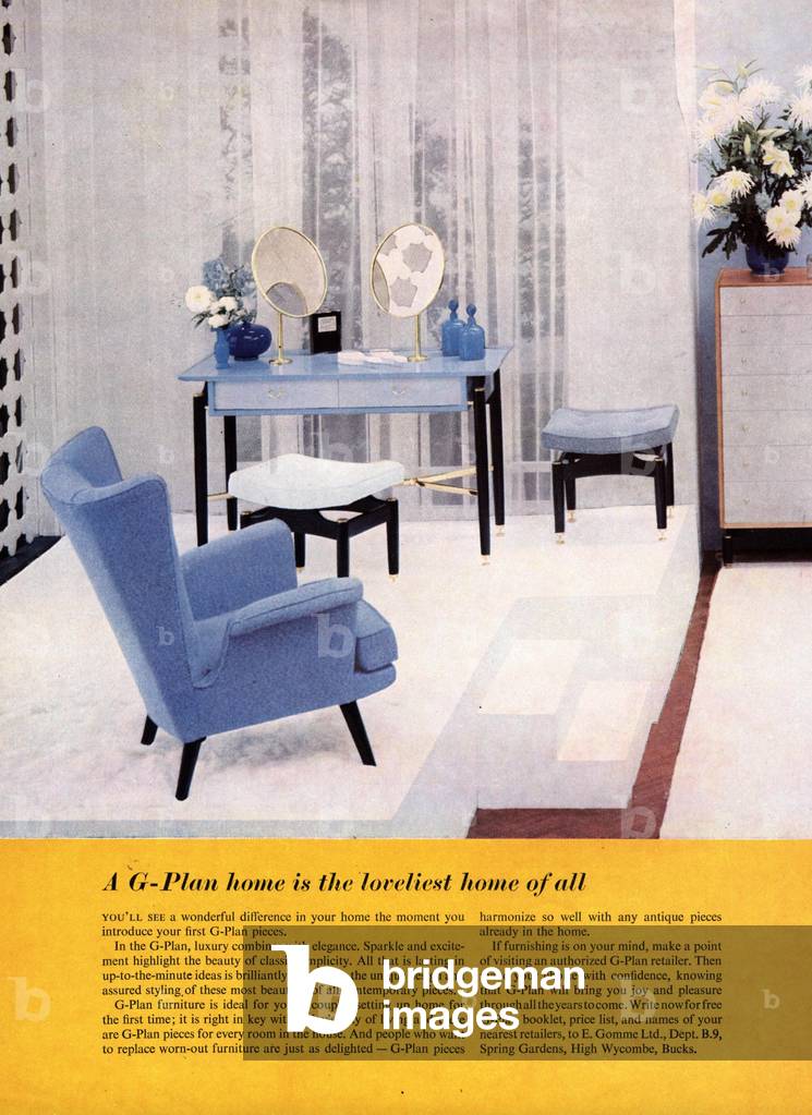 G-Plan Magazine, advert, UK, 1950s