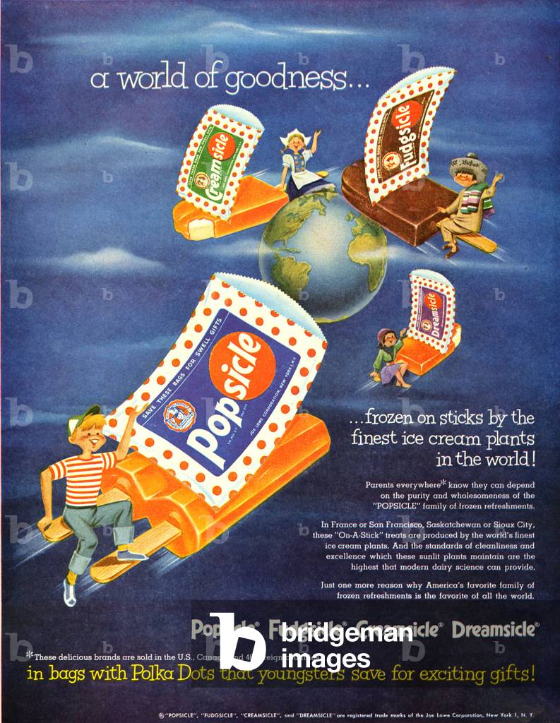 Joe Lowe Corporation Magazine Advert, USA, 1950s