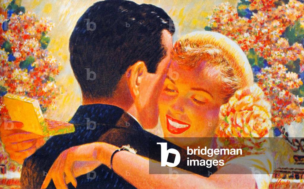 Womens Watches Magazine Advert (detail), USA, 1940s