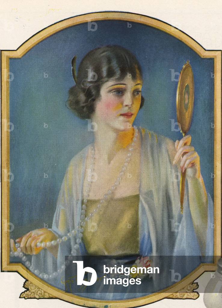 Pompeian Magazine, advert (detail), USA, 1920s