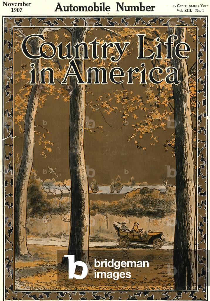 Country Life in America Magazine Cover, USA, 1900s