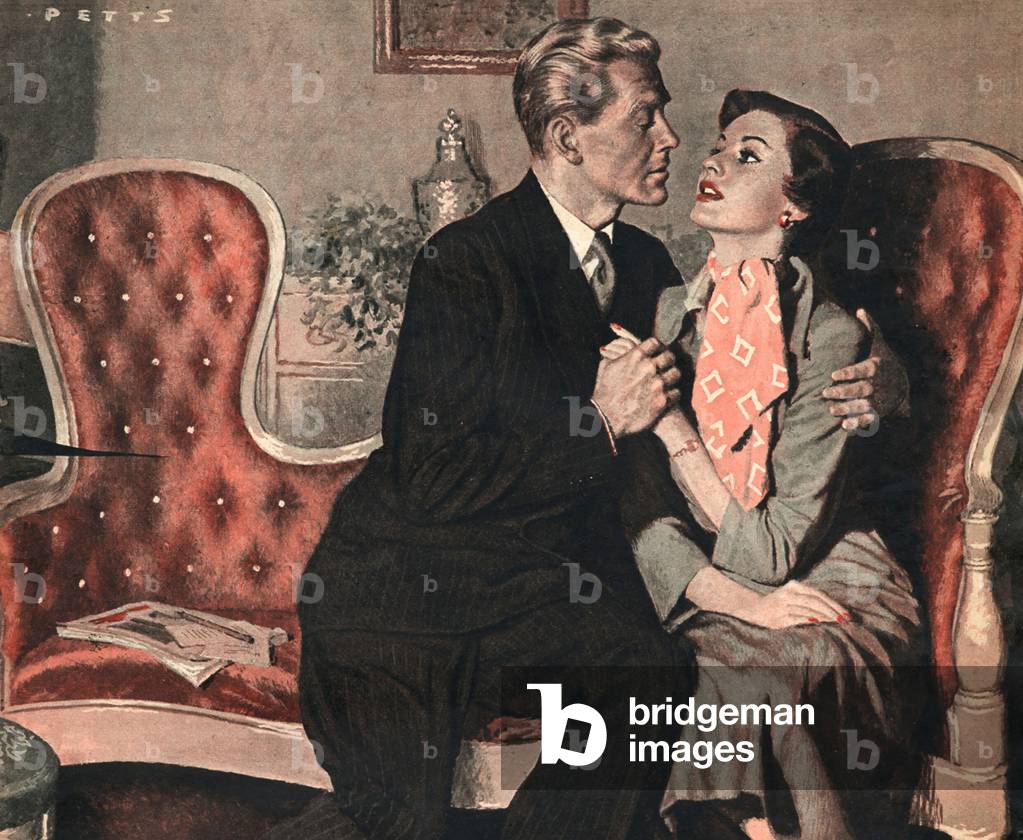 The proposal, Magazine Plate, UK, 1950s