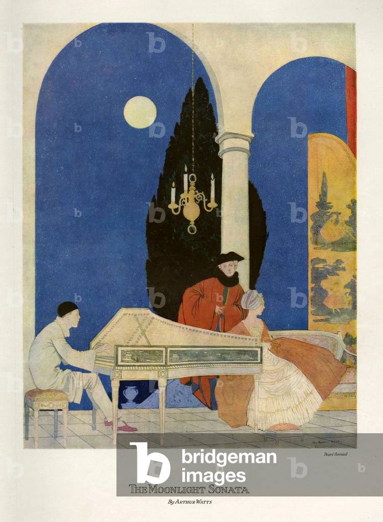 The Moonlight Sonata, Magazine Plate, UK, 1920s