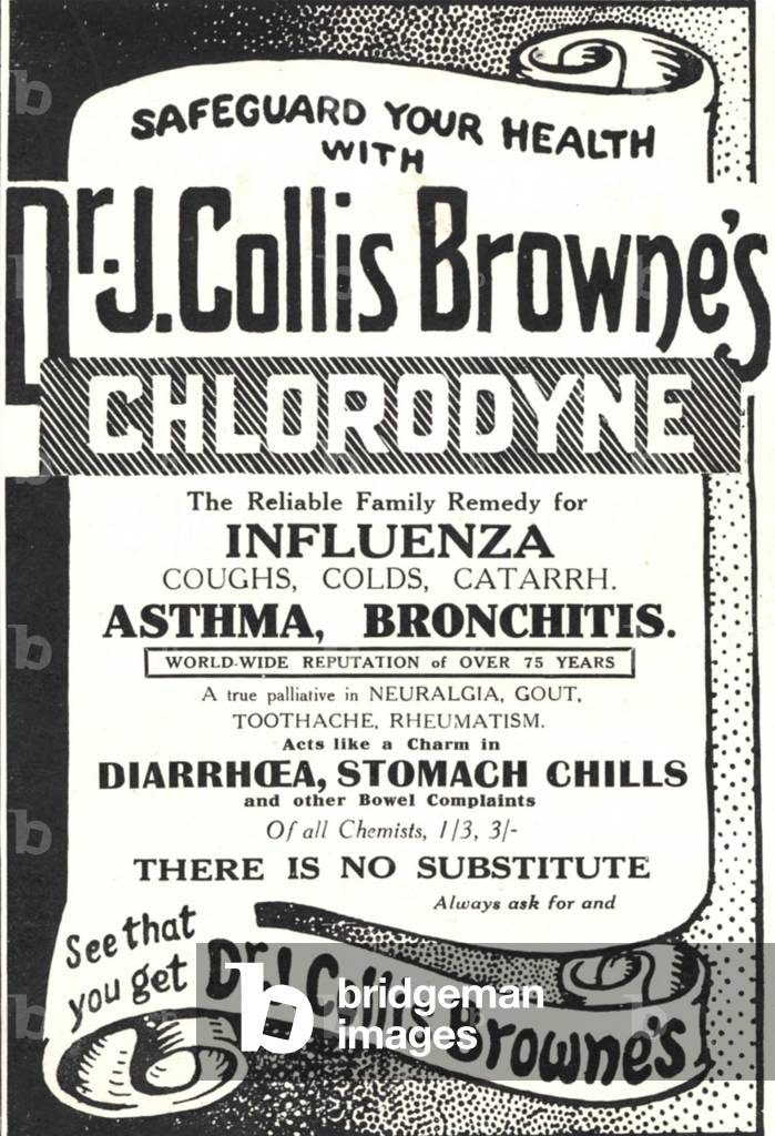 Dr J Collis Brownes Medicine Magazine, advert, UK, 1900s
