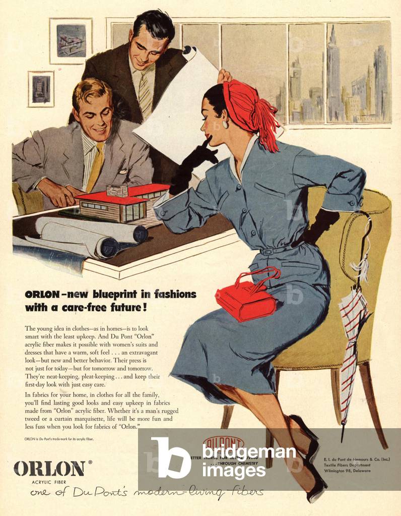 Orlon by DuPont, 1950s (print)