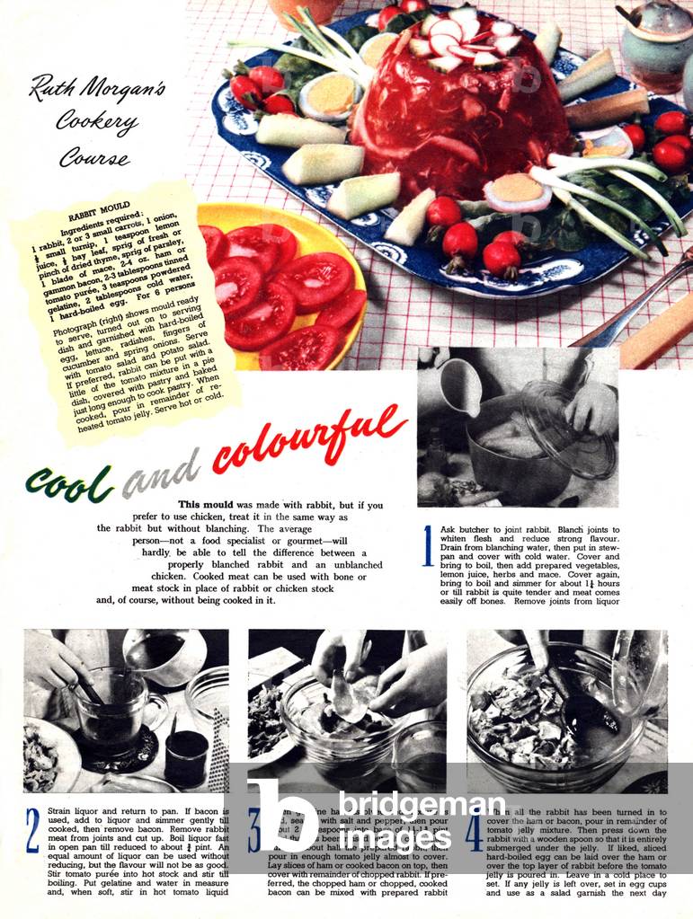 Rabbit Mould, Magazine Plate, UK, 1950s