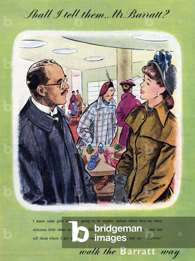 Barratt Magazine, advert, UK, 1940s