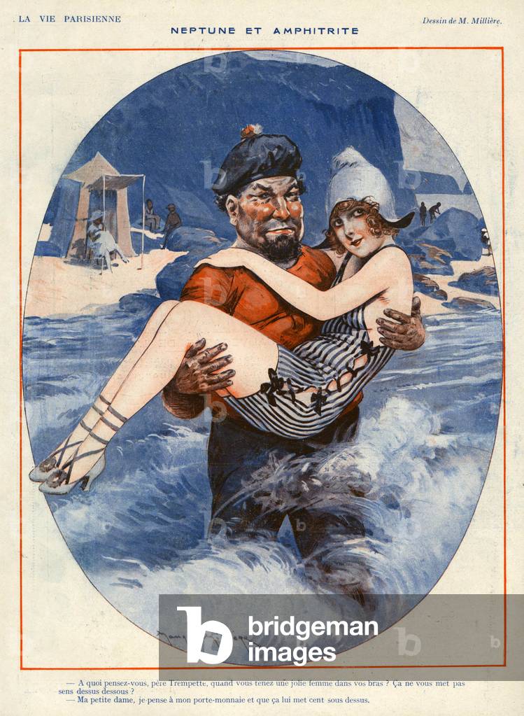 La Vie Parisienne Magazine Plate, France, 1920s (print)