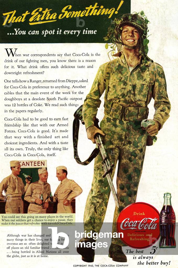 Coca-Cola Magazine Advert, USA, 1940s