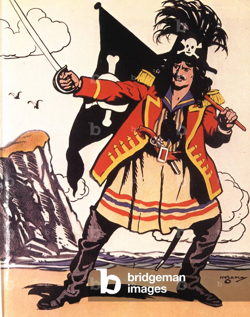 Pirates Book Plate, UK, 1840s & Pre