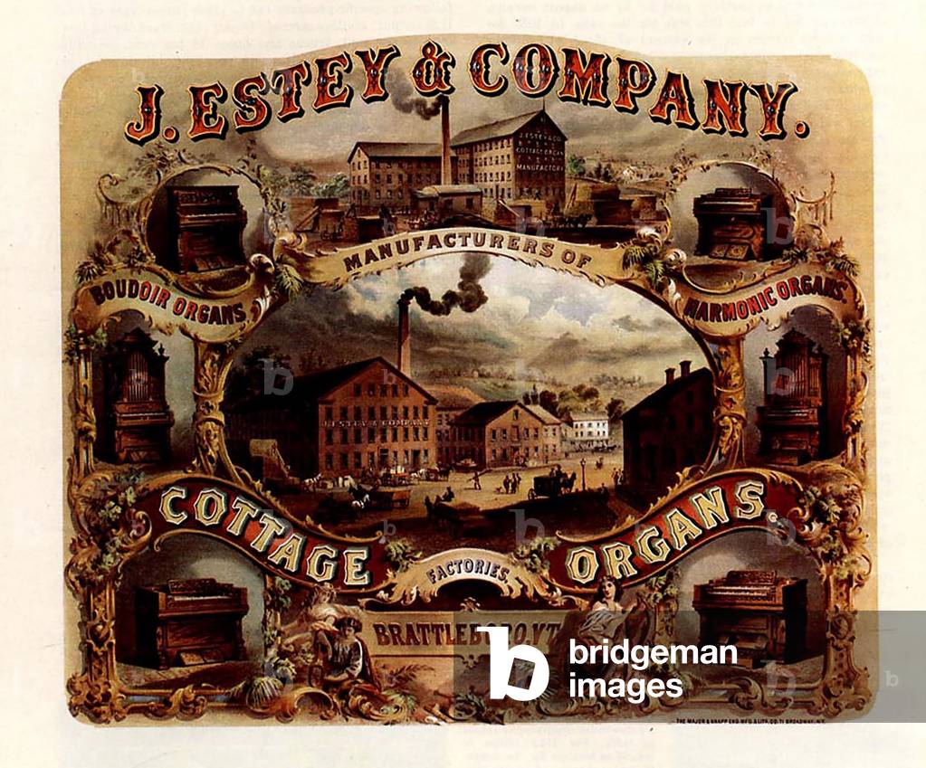 J Estley and Company Magazine Advert, USA, 1890s