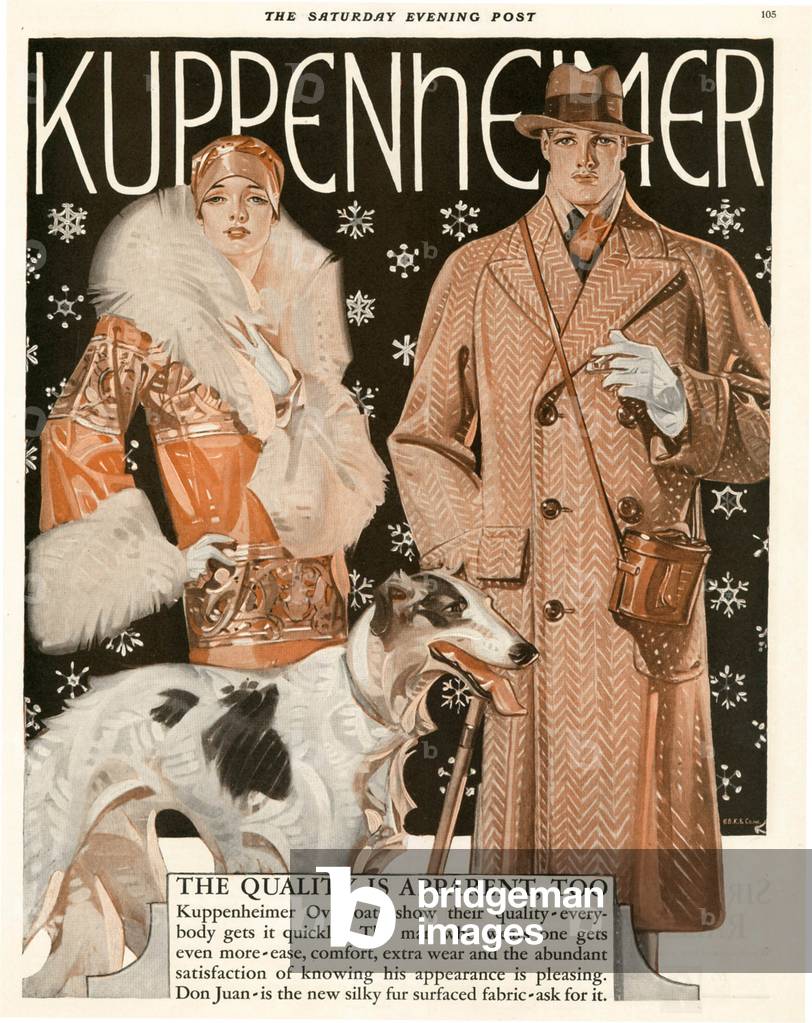 Kuppenheimer Magazine, advert, USA, 1920s