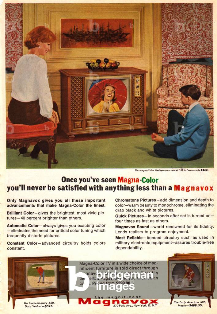 Magnavox Magazine Advert, USA, 1950s