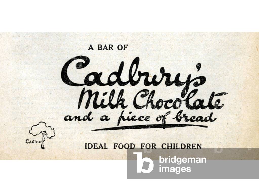 Cadburys Magazine Advert, UK, 1910s