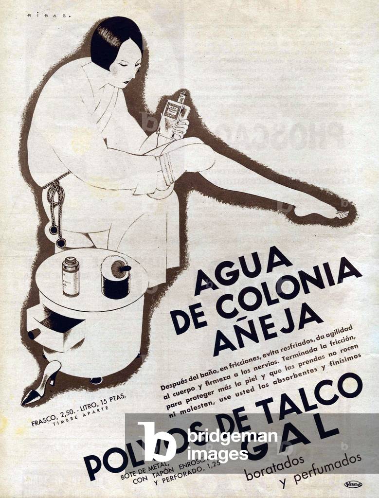 De Colonia Aneja Magazine, advert, Spain