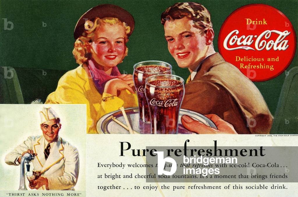 Coca-Cola Magazine Advert, USA, 1930s