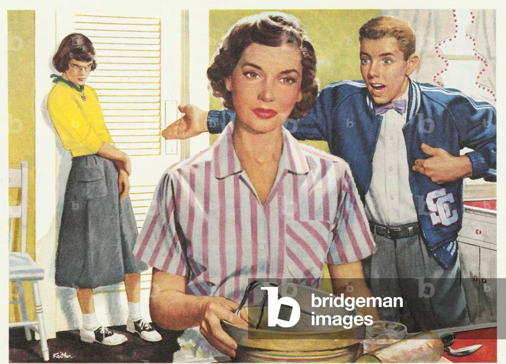 Family Arguments Magazine, advert, USA, 1950s