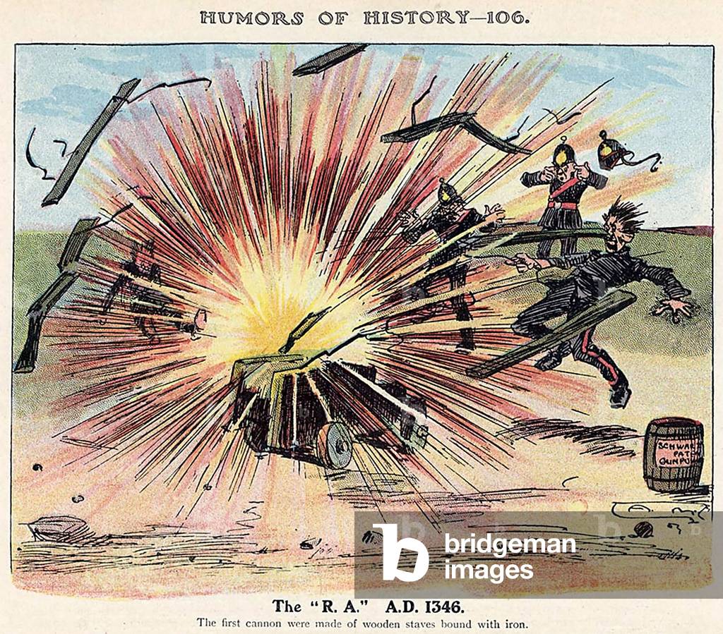 Humors Of History Magazine Plate, UK, 1890s