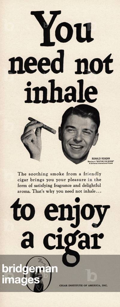 Cigars Magazine, advert, USA, 1950s