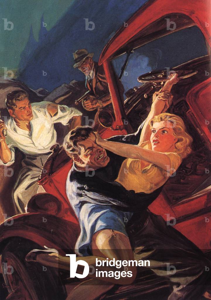 USA - illustration for Pulp magazine, 1930s (print)
