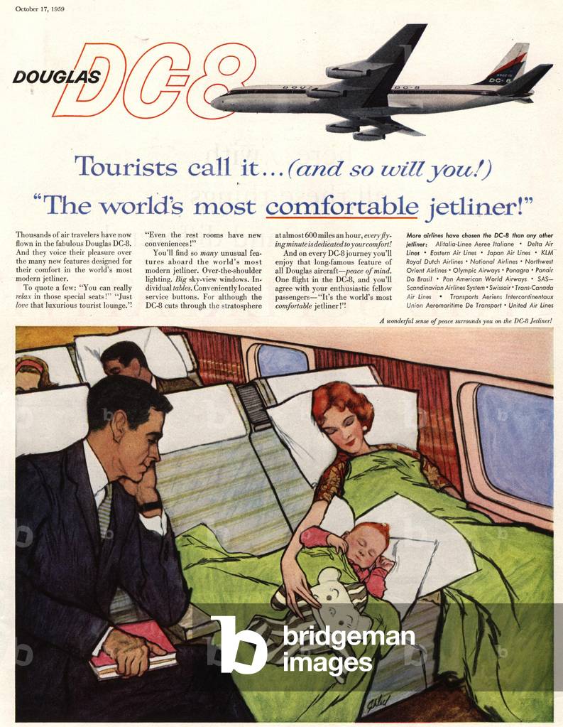Douglas Aircraft Magazine, advert, USA, 1950s