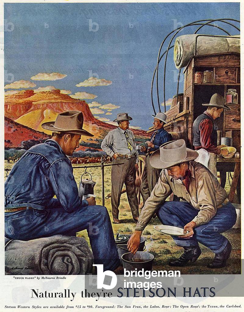 Stetson Hats Magazine Advert, USA, 1940s