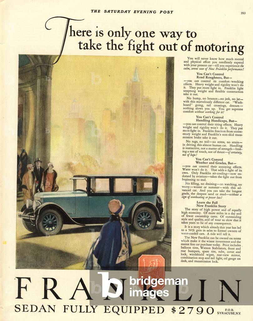 Franklin car, 1926