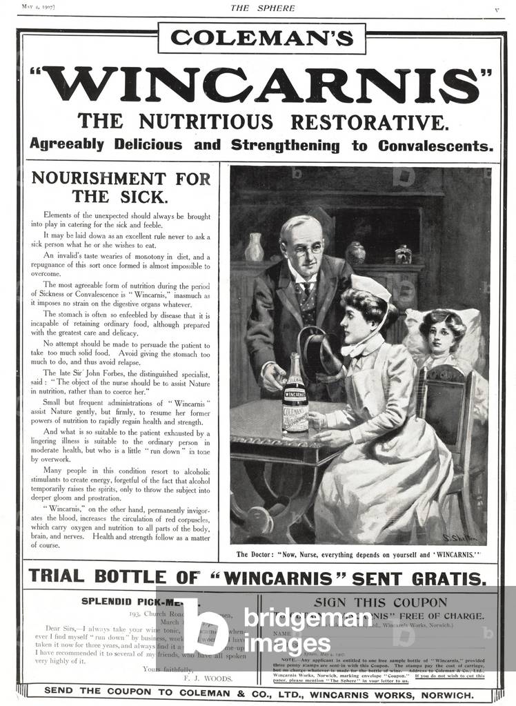 Coleman's Magazine, advert, UK, 1900s