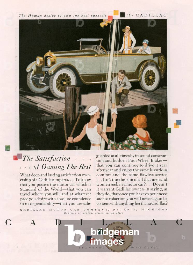 Cadillac Magazine, advert, USA, 1920s