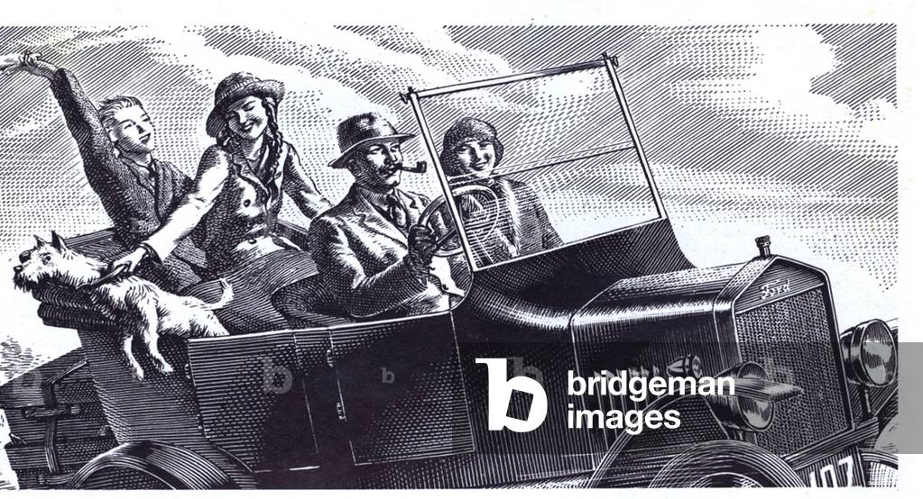 Model T Ford Magazine, advert (detail), USA, 1900s
