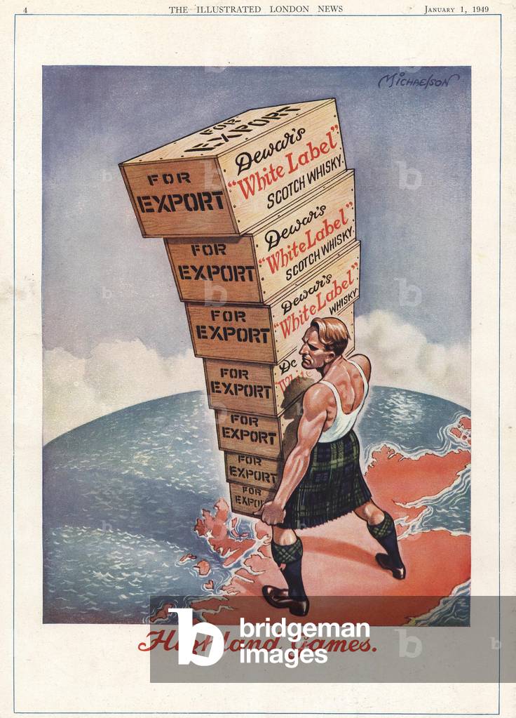 Dewar's Magazine, advert, UK, 1940s