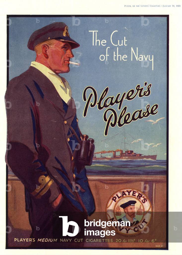 Playeres Navy Cut, 1930s (print)