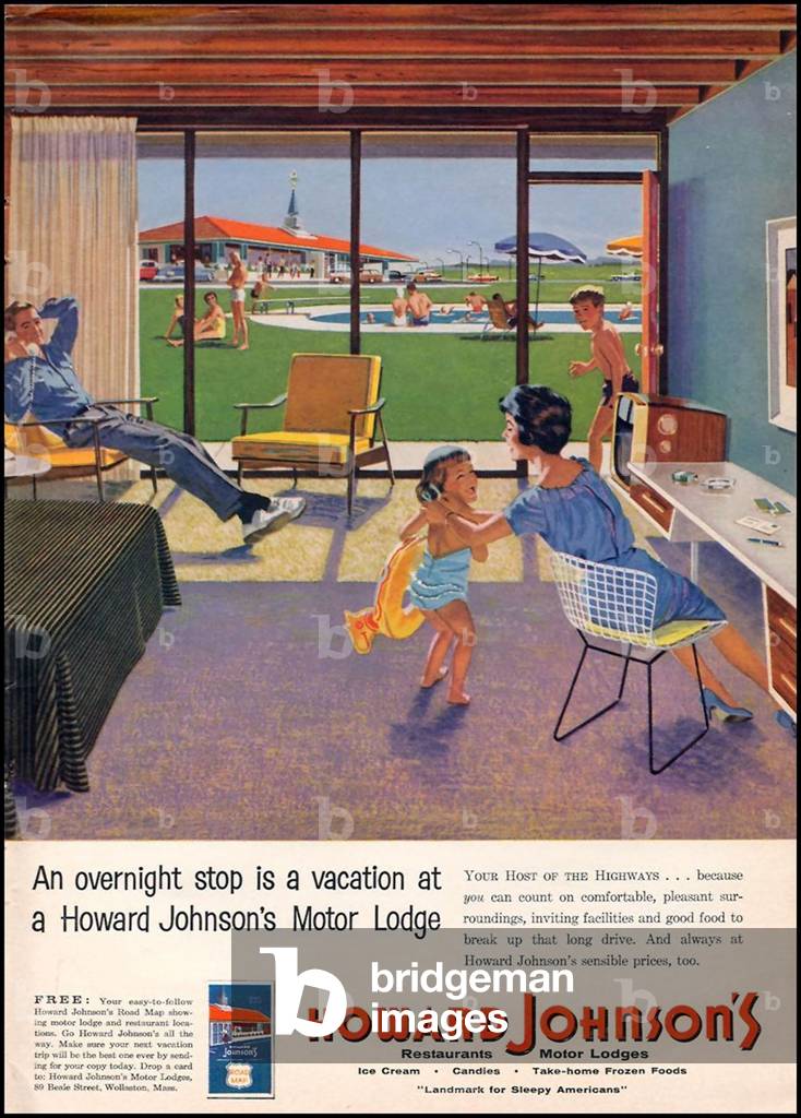Howard Johnson's Magazine Advert, USA, 1950s