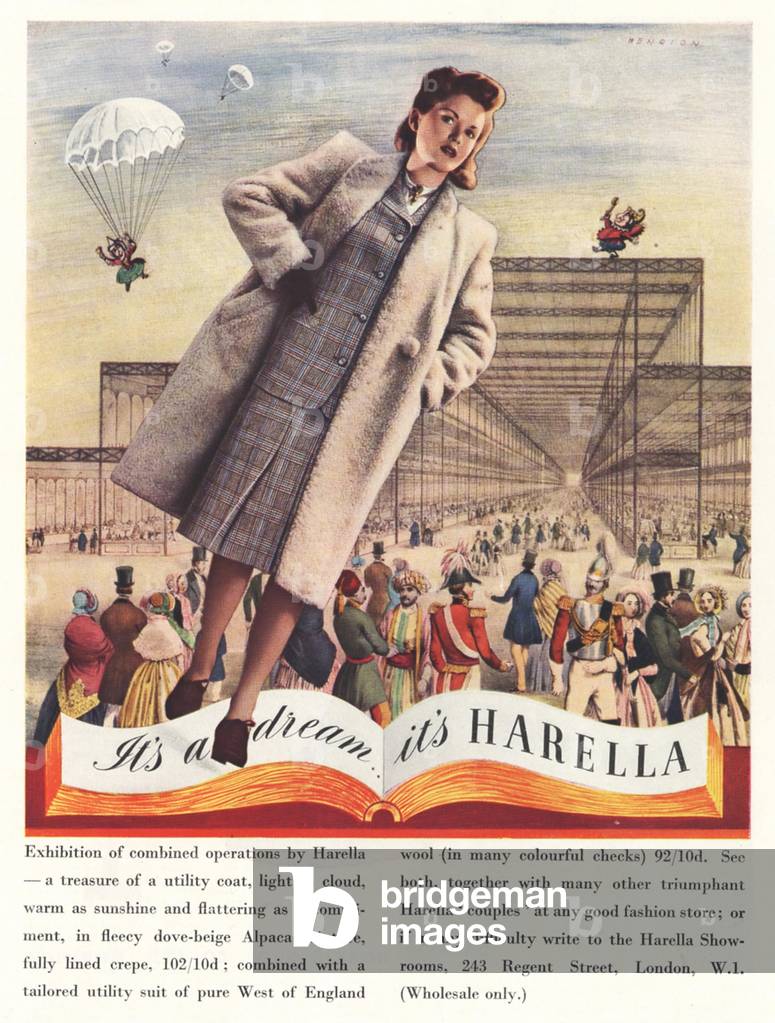 Harella Magazine, advert, UK, 1940s