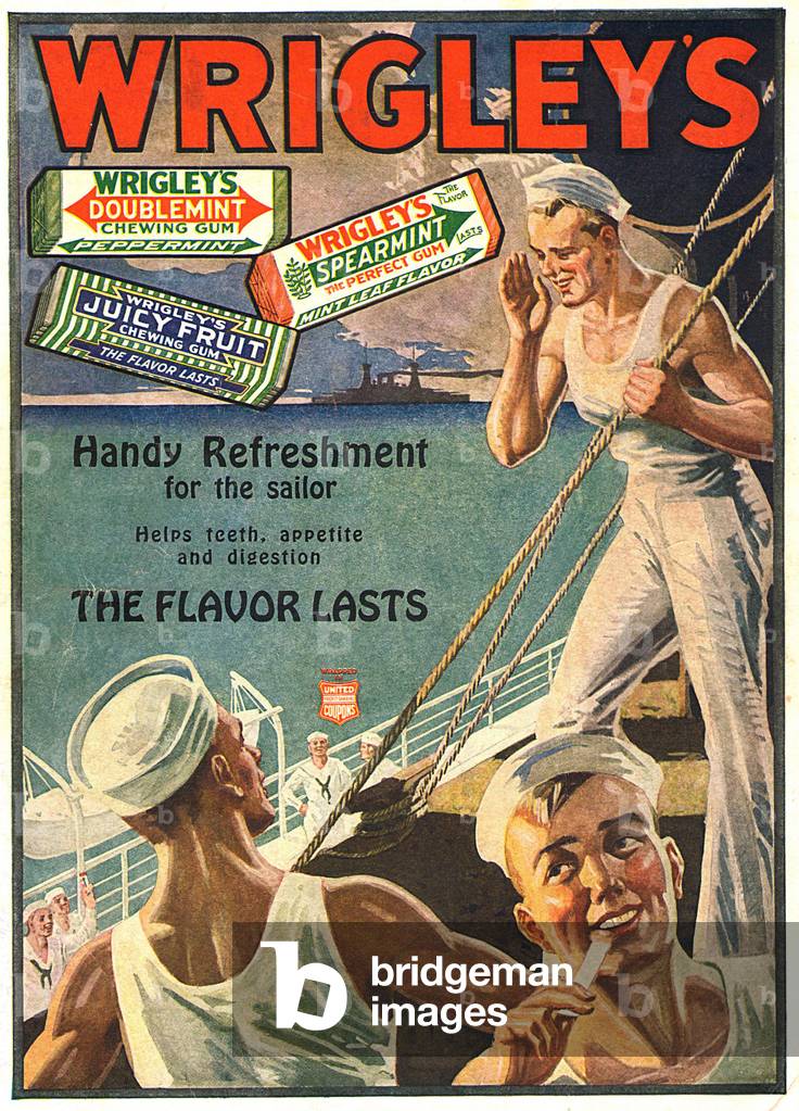 Wrigleys Magazine Advert, USA, 1930s