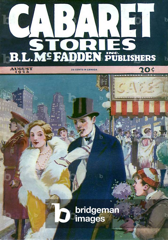 Cabaret Stories Magazine Cover, USA, 1920s