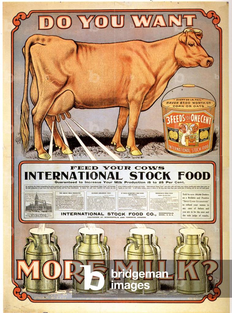 Do you want more milk Magazine, advert, UK, 1900s