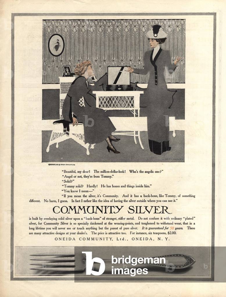 Community Magazine, advert, USA, 1910s