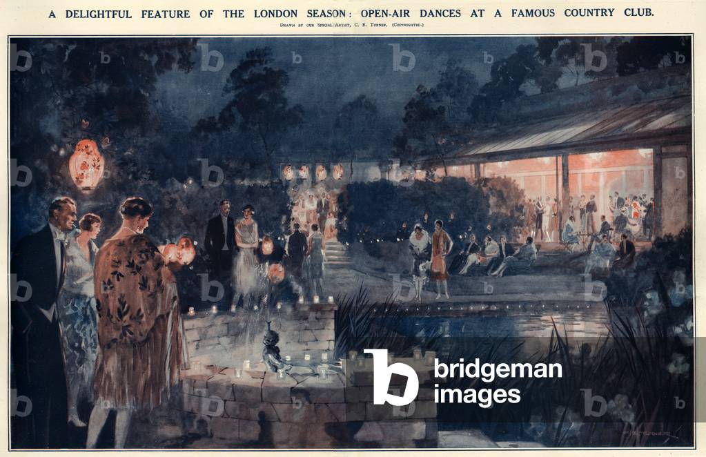 Roehampton Club Magazine Plate, UK, 1920s